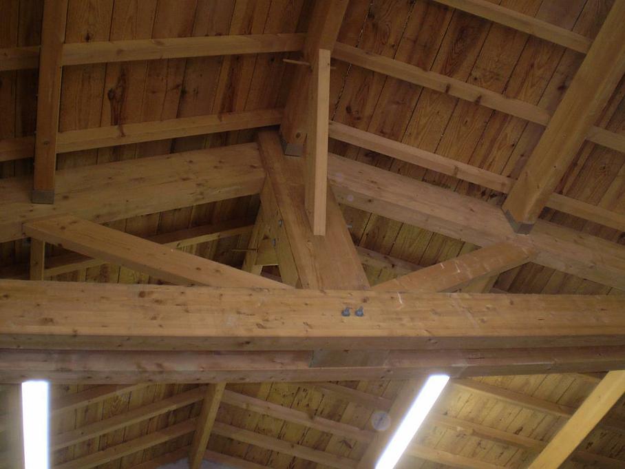 Mise en place de la charpente