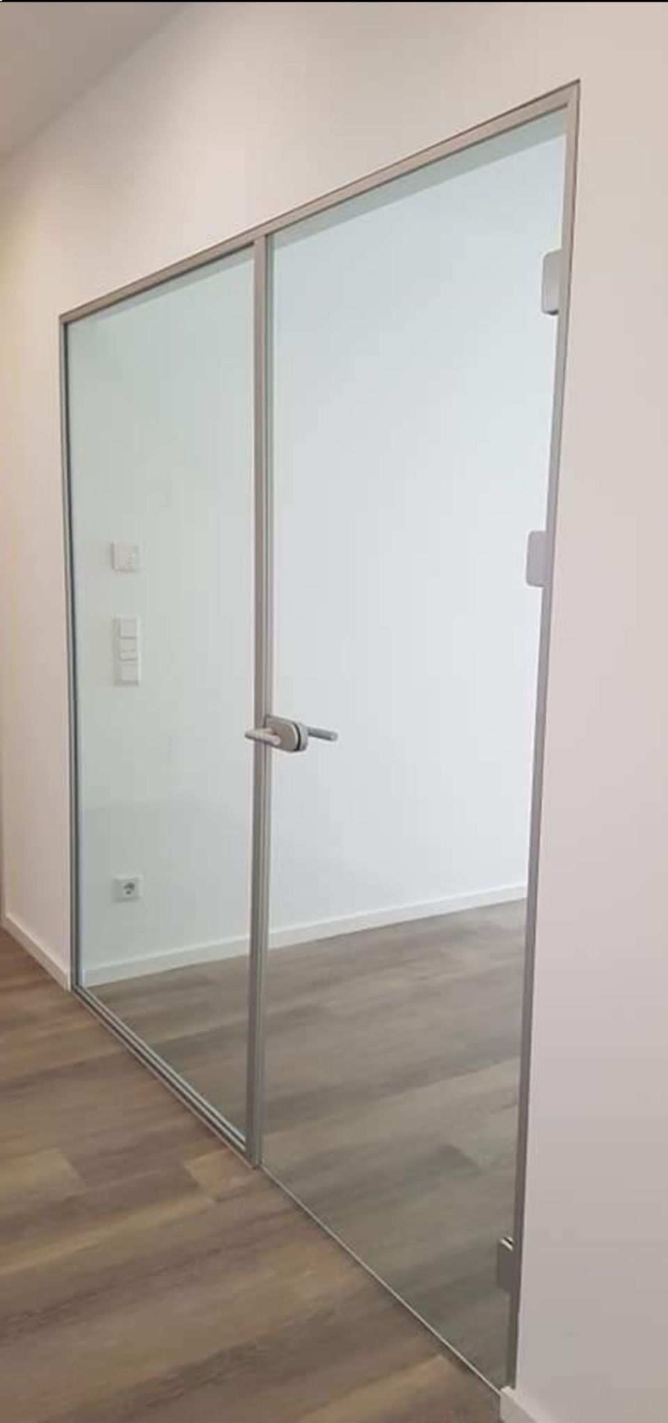 Glastür, Foto von der Glaserei Gustav Blech GmbH