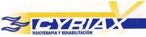 Un logotipo azul y amarillo para icybiax