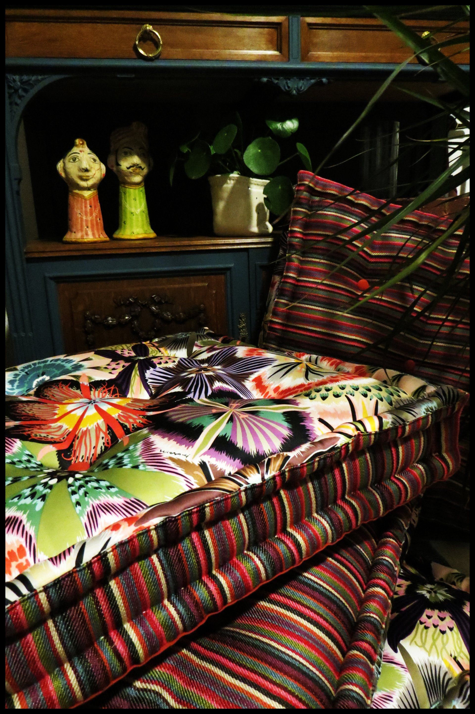 Coussins façon matelas