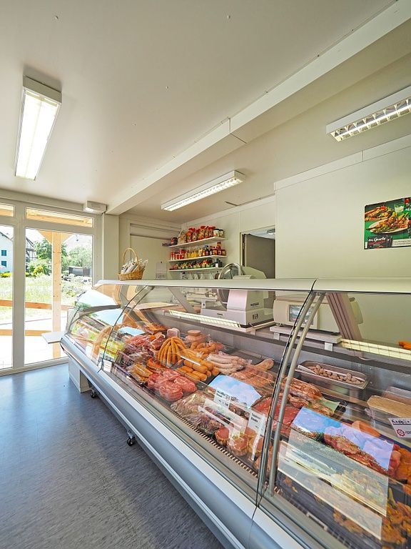 Verkaufsraum im Container