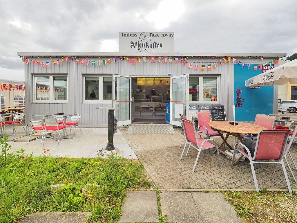 Container Aussenansicht Imbiss