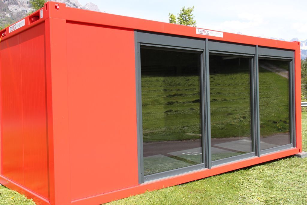 TREMCO Container mit Verglasung