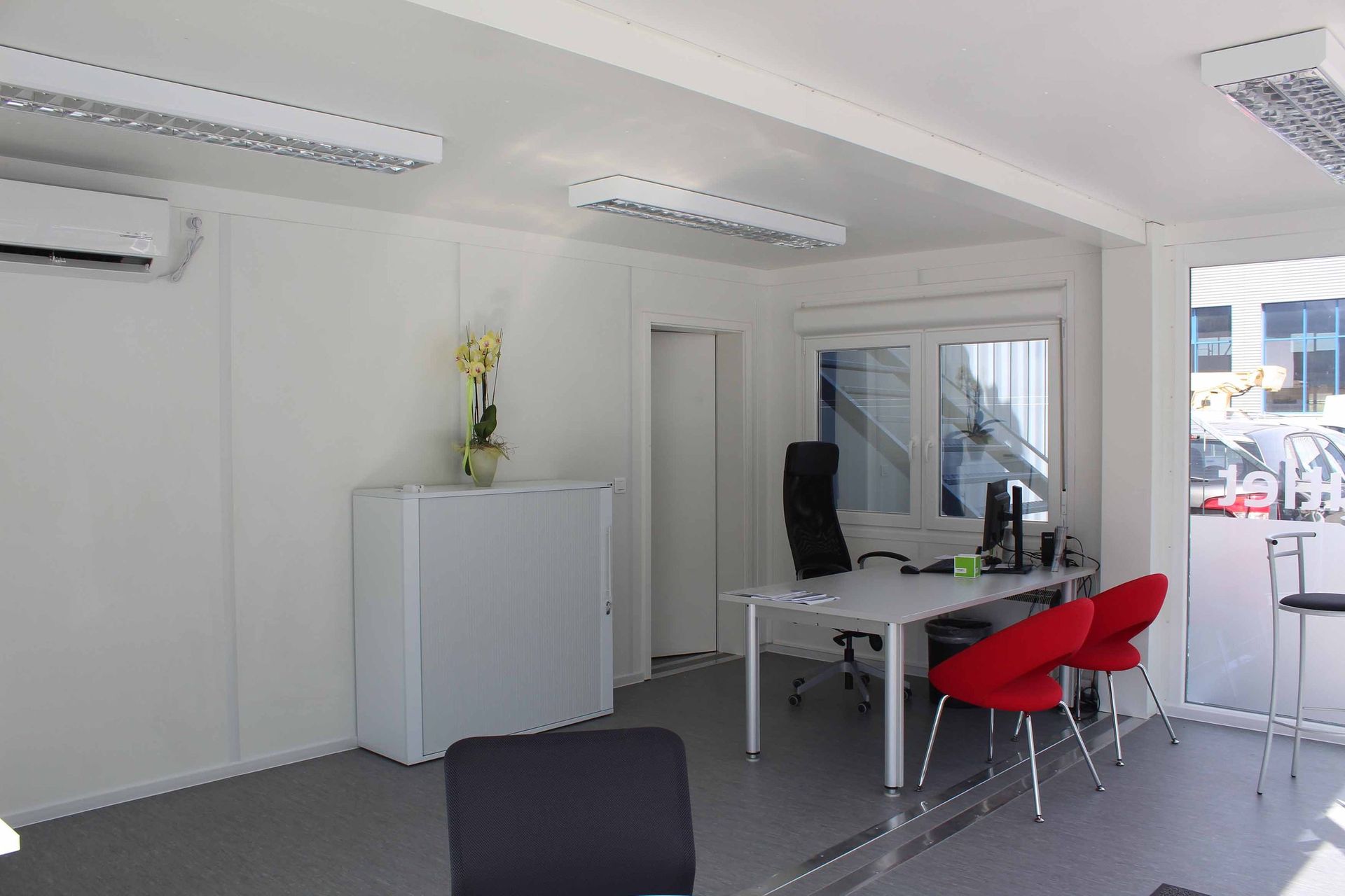 Verkaufsraum im Container