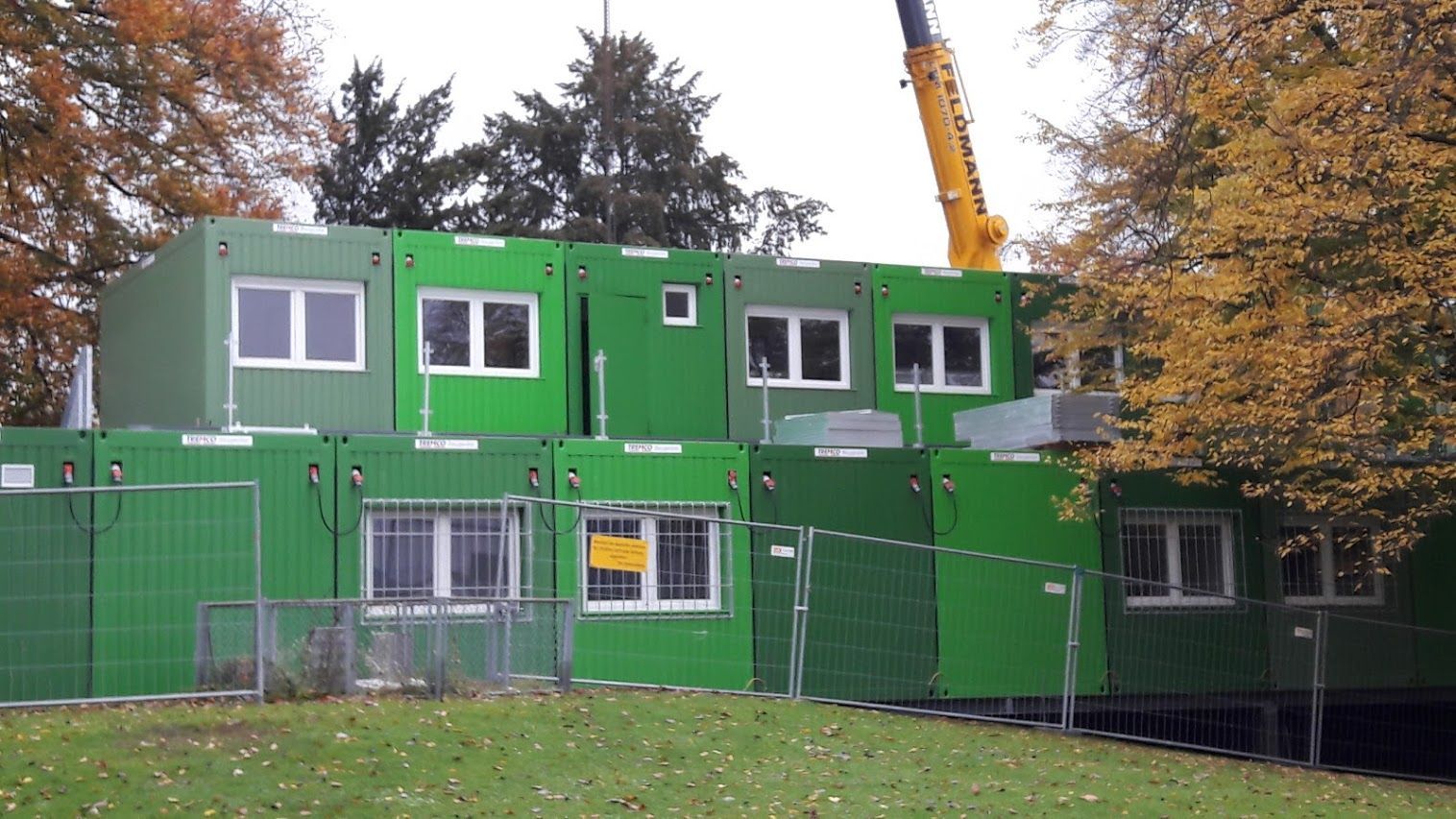 Aussenansicht Containeranlage