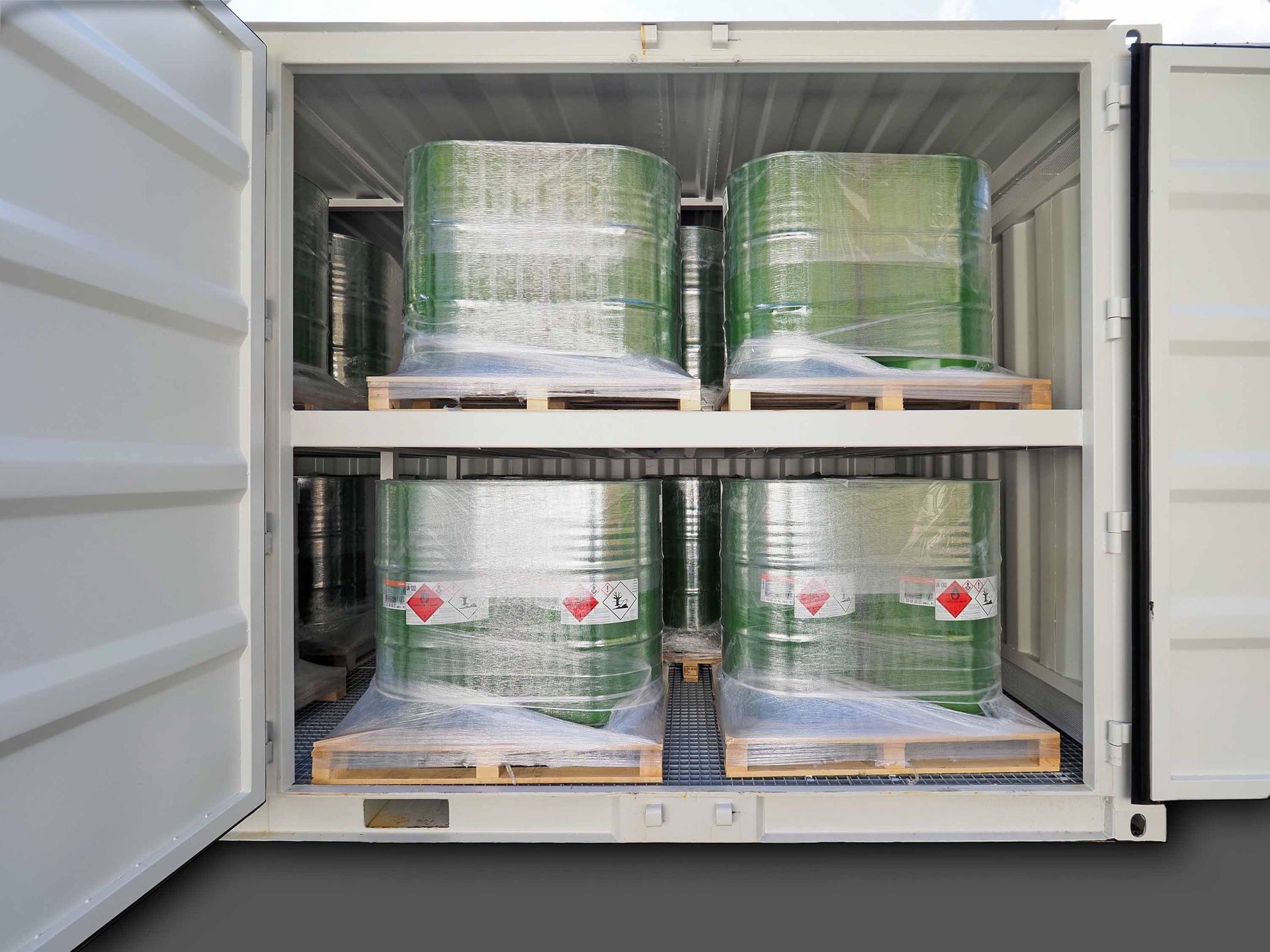 TREMCO Problemstoffcontainer mit Zwischenboden