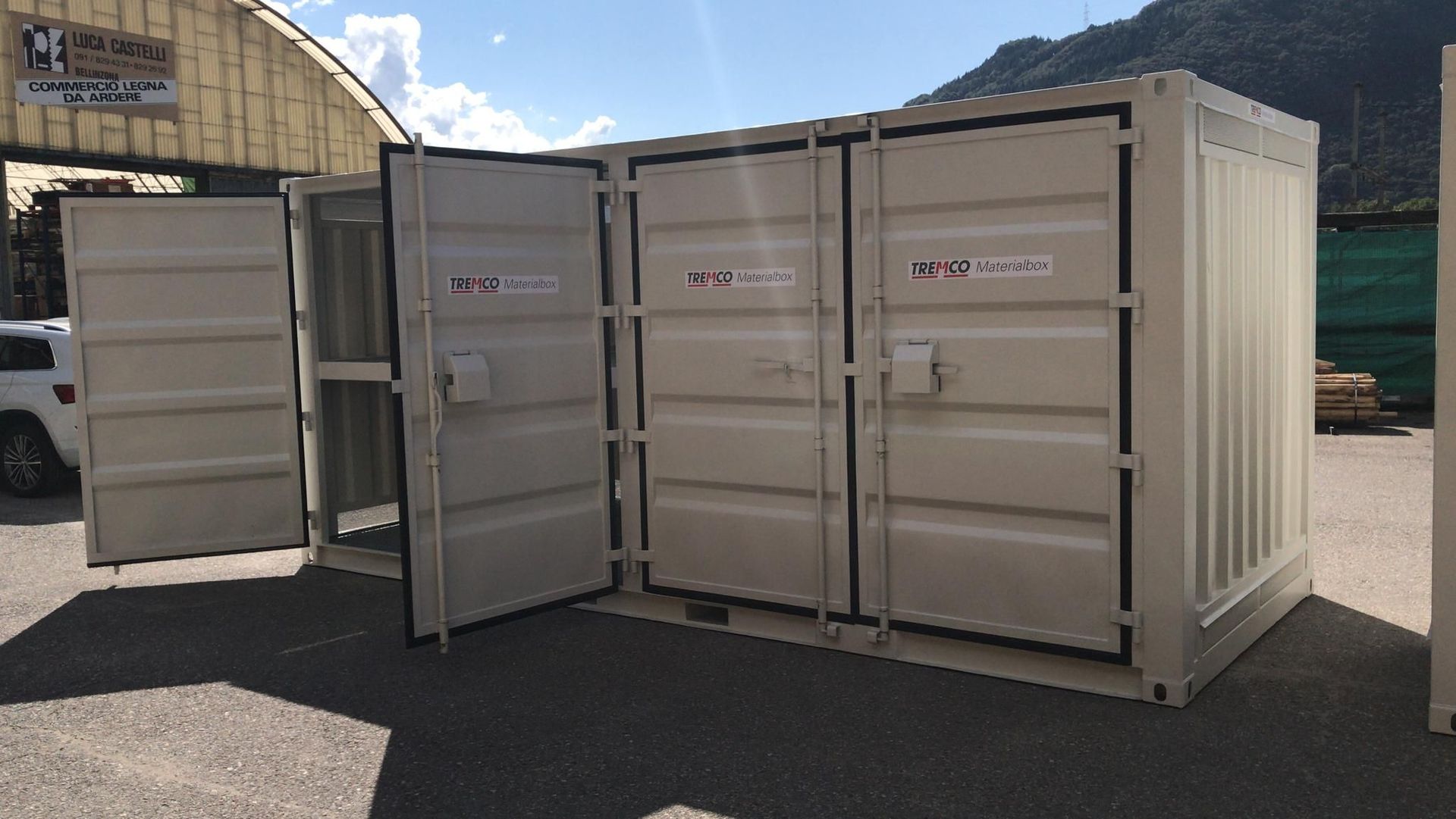 TREMCO Problemstoffcontainer mit Zwischenboden