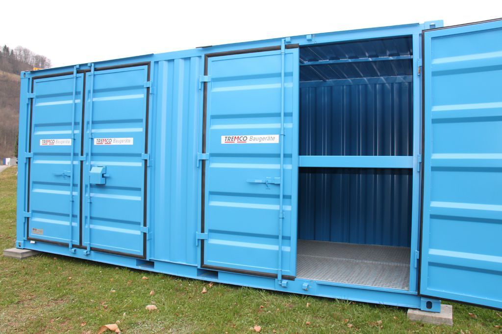 TREMCO Lagercontainer mit Zwischenboden