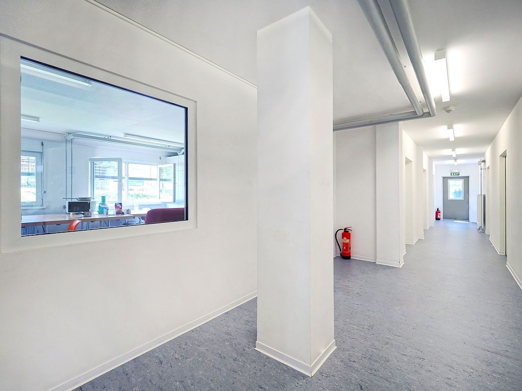 Innenbereich der Containeranlage