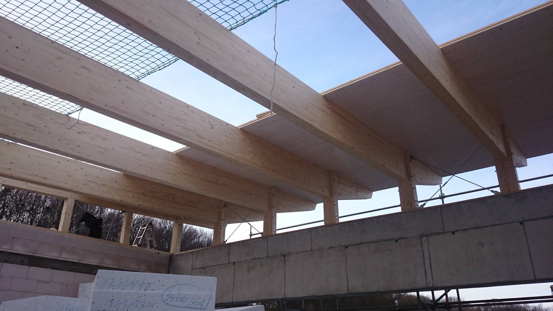 Holzkonstruktion von der Zimmerei und Holzbau Glen Heinitz