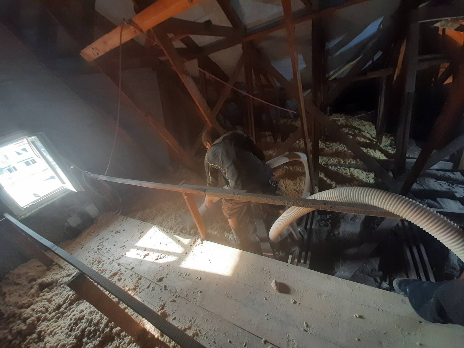 Baustelle von der Zimmerei und Holzbau Glen Heinitz