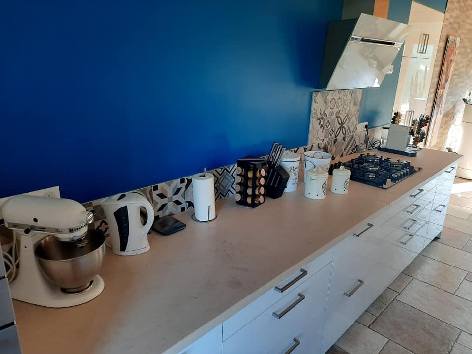 Plan de travail en pierre de marbre