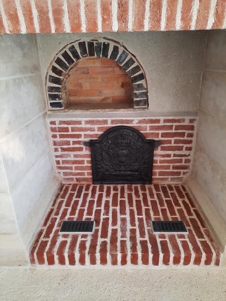 Cheminée en brique