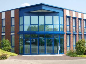 Projektplanung Großbauprojekt Blau Glas