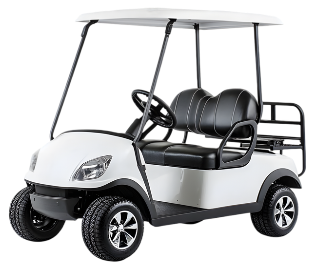 Golfette blanche neuve.