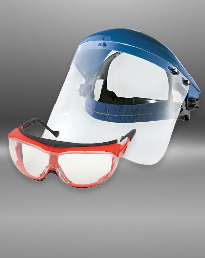 Gesichtsschutz und Schutzbrillen