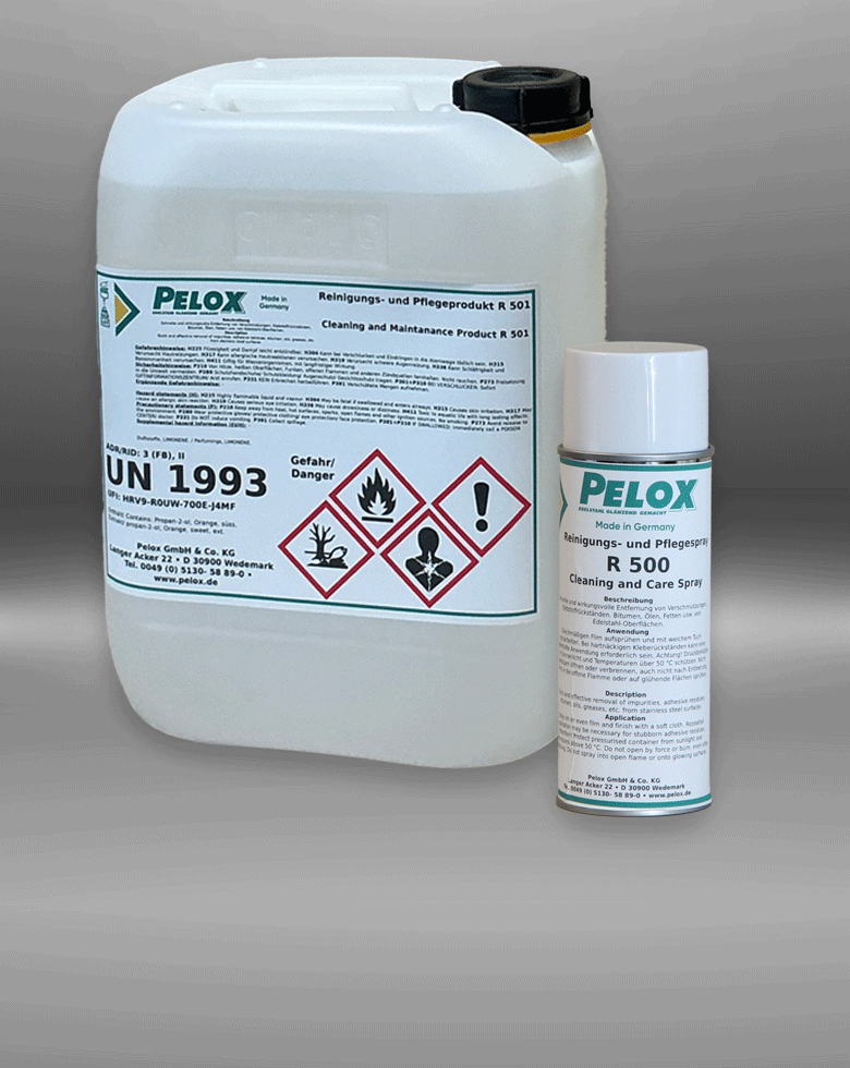Reinigungs- u. Pflegeprodukt R 500 & R 501