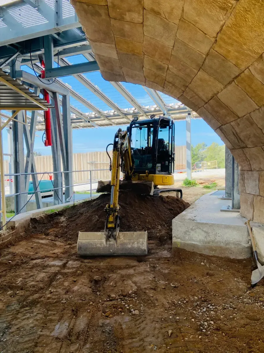 Recogida de escombros en vivienda en Toledo