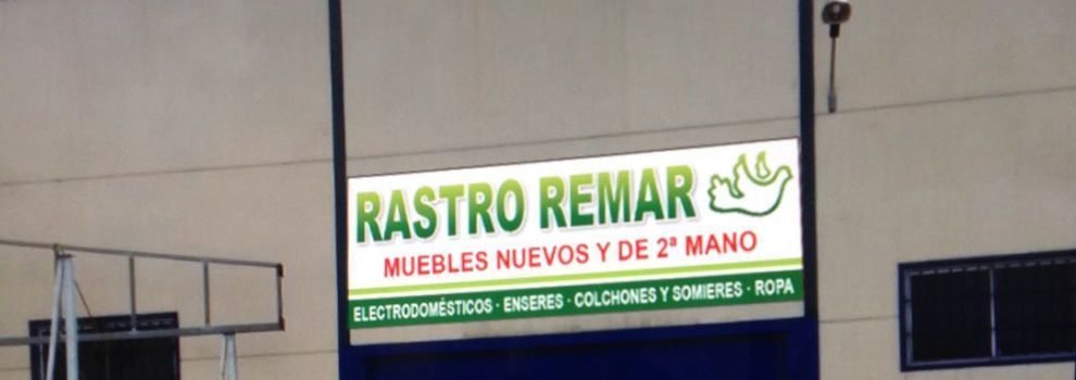 Un cartel que dice rastro remar en él
