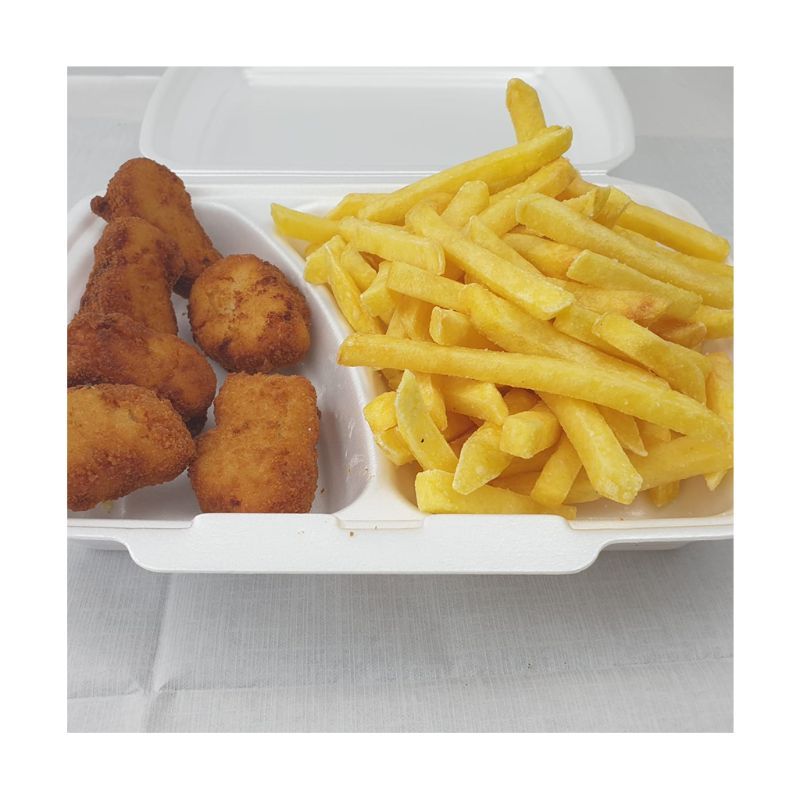 Chicken Nuggets mit Pommes von der Rosso Nero GmbH