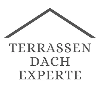 Logo von „Terrassen Dach Experte“ mit Dachkontur über dem Text.