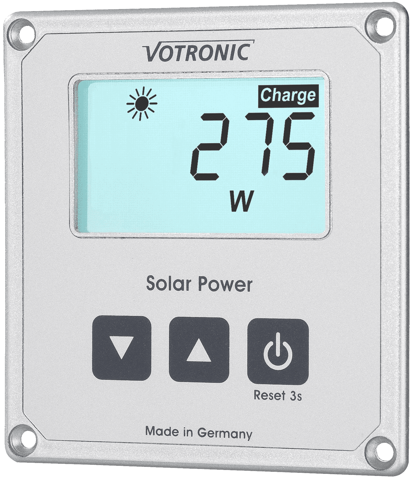 Ein Solarstromzähler, der in Deutschland hergestellt wird