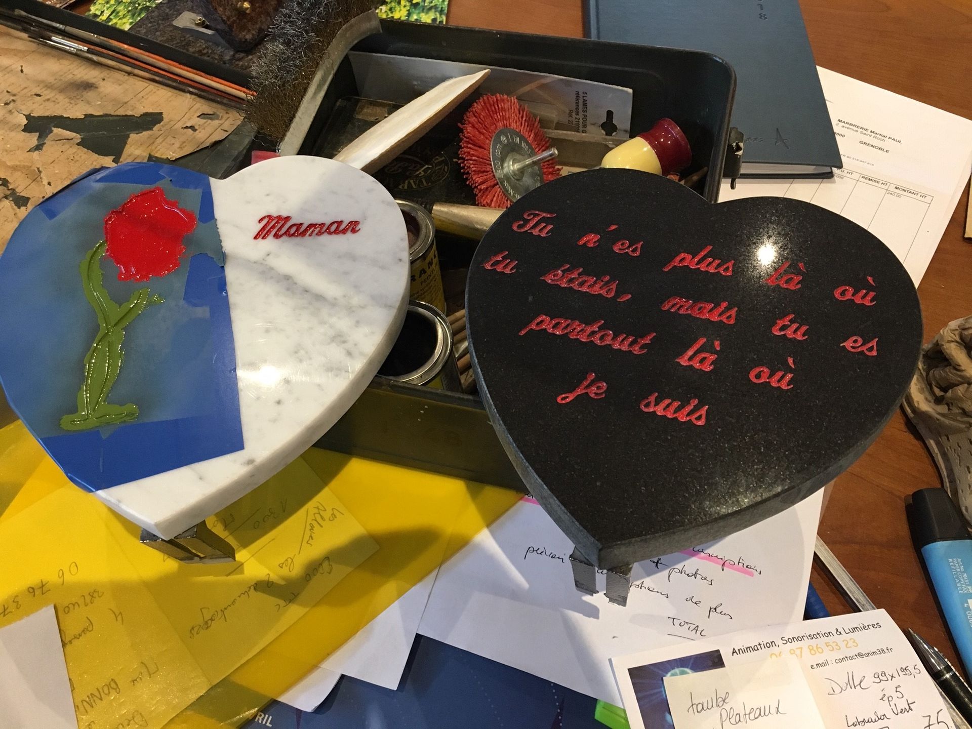 Fabrication plaque personnalisée