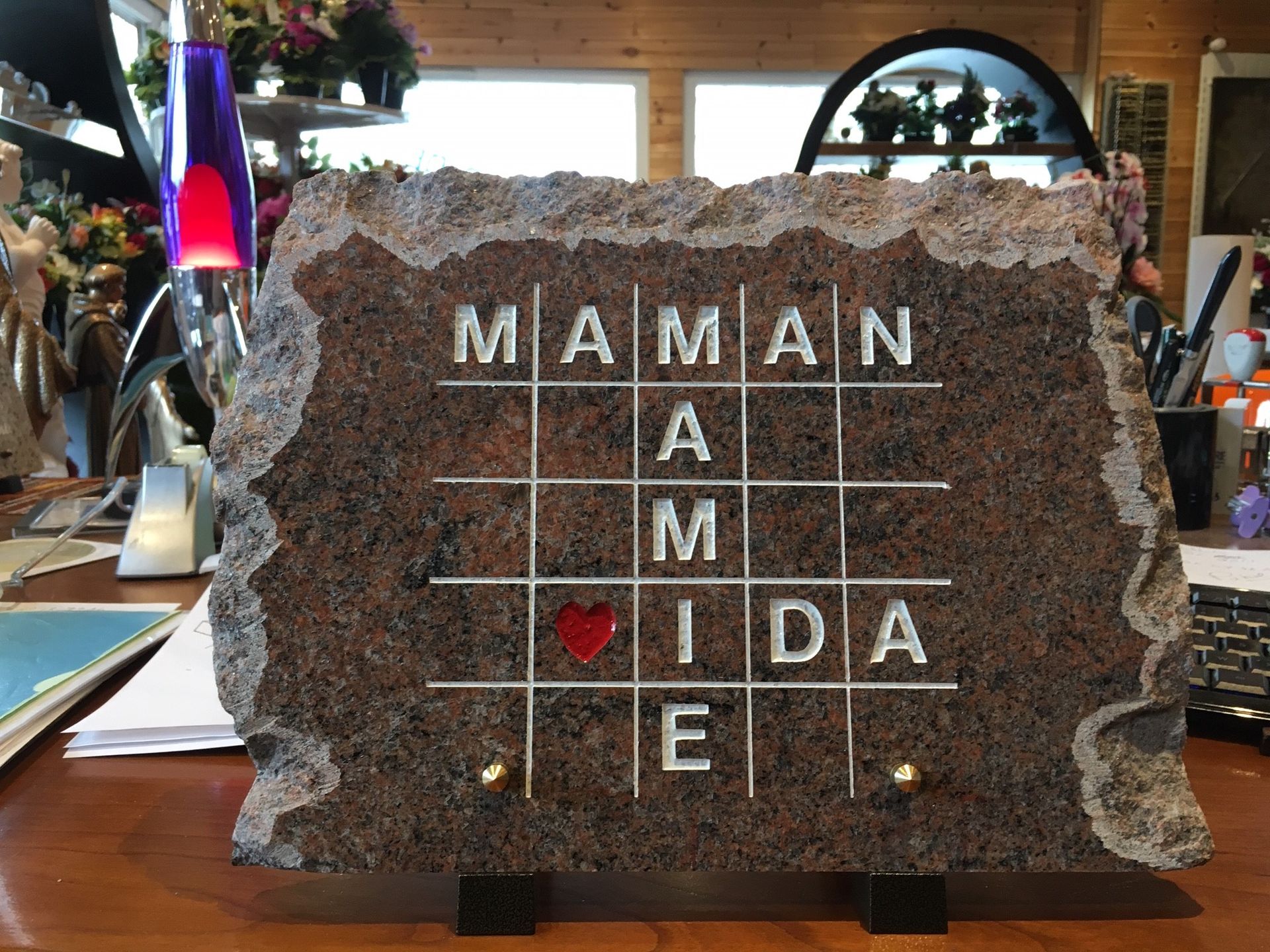 Gravure personnalisée