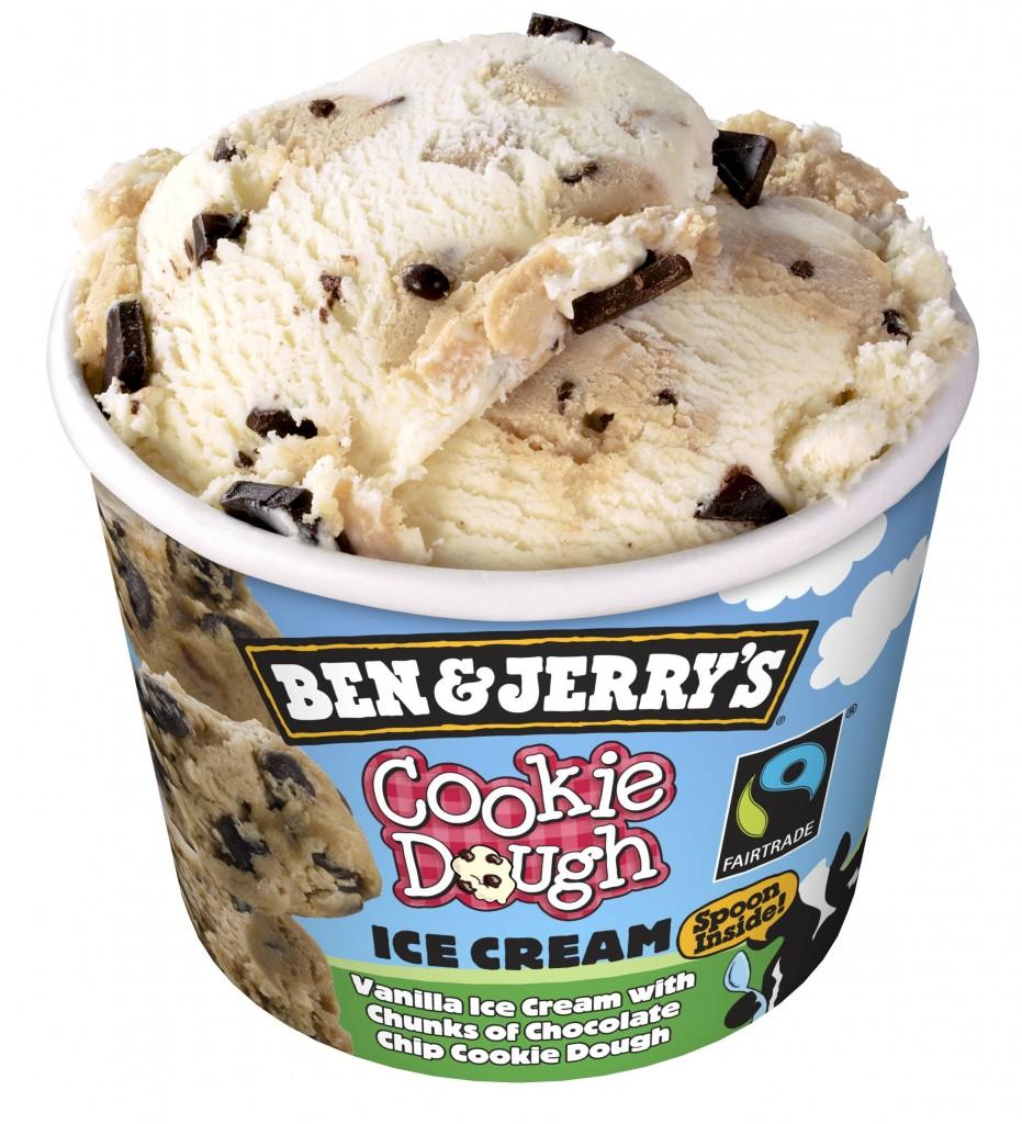 Plusieurs parfums de glace Ben & Jerry's avec Trismegiste Pizzas