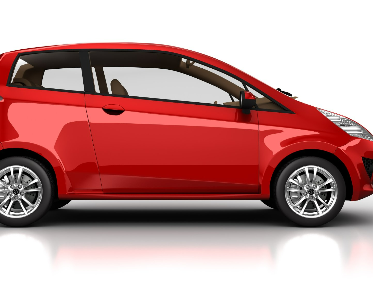 Contrôle d'une voiture rouge et une autre blanche