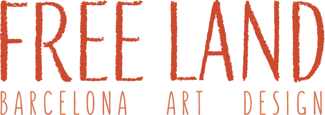 Das Logo für Free Land Barcelona Art Design