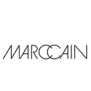 Das Logo von Marc Cain ist schwarz und weiß auf weißem Hintergrund.
