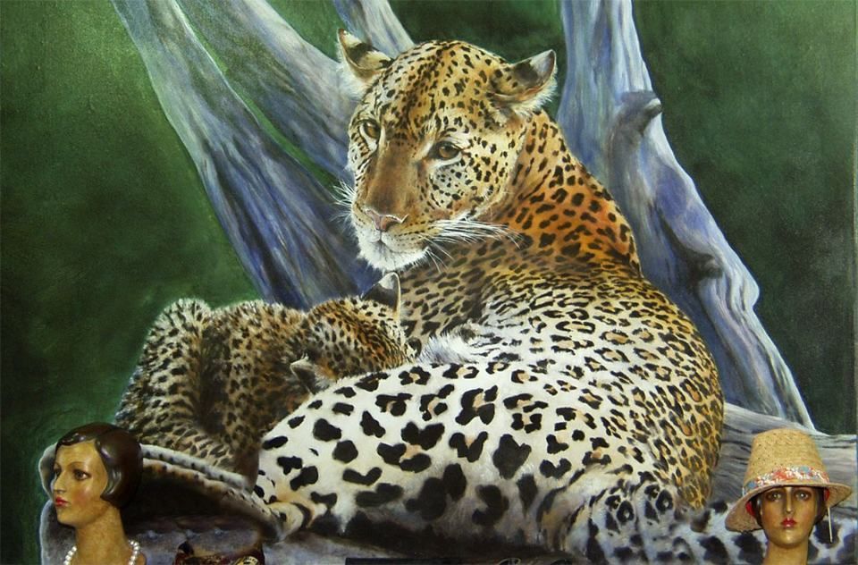 Gemälde von Leoparden, No1 Lifestyle Store