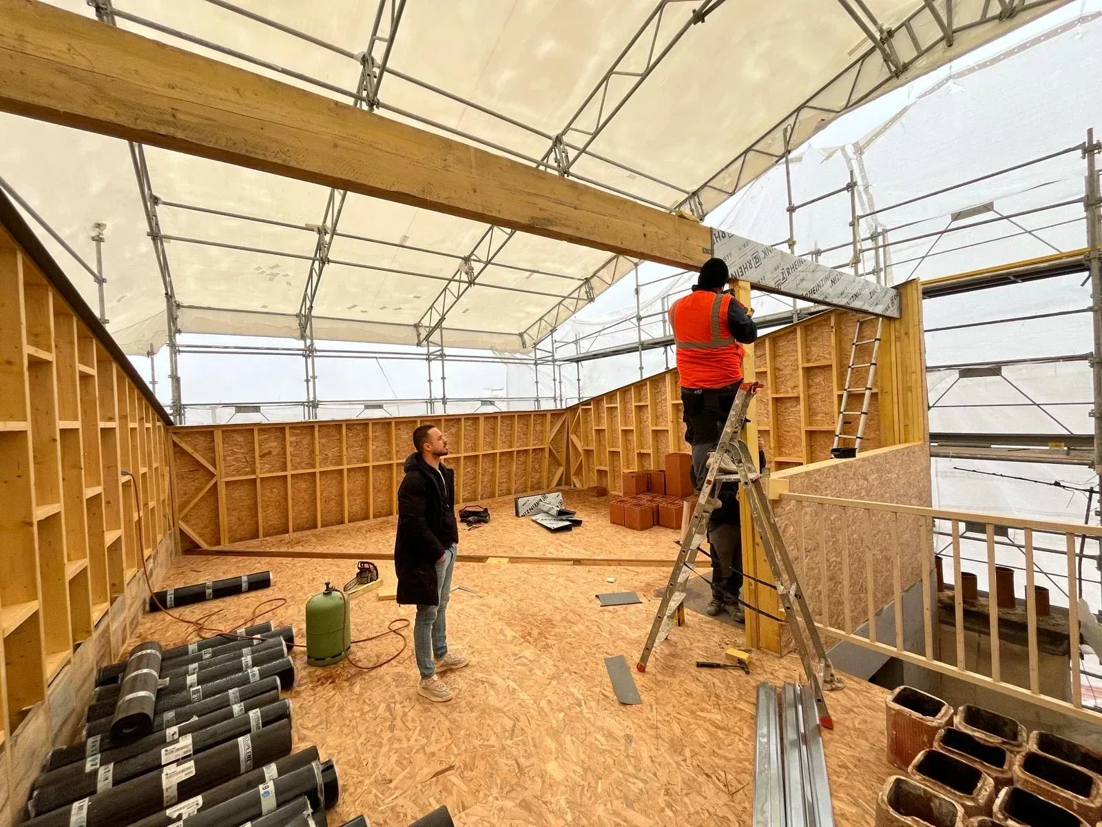 Rénovation de maison avec travaux de surélévation de maison
