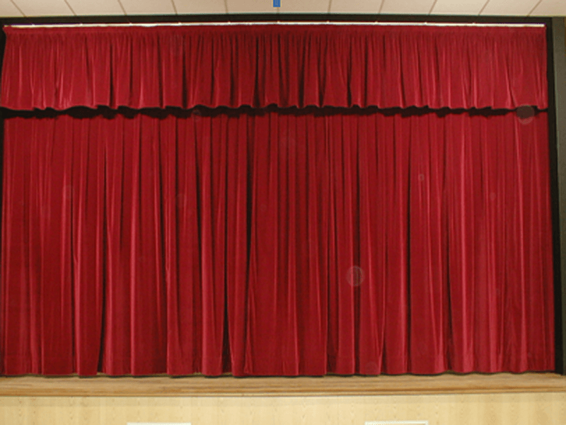 Rideaux de scène en velours Rideaux de scène en velours