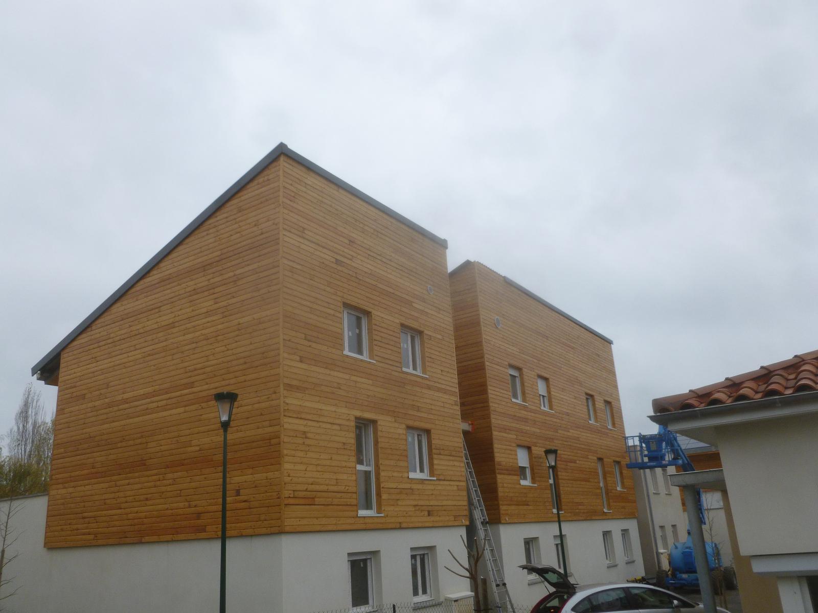 Bardage horizontal en bois