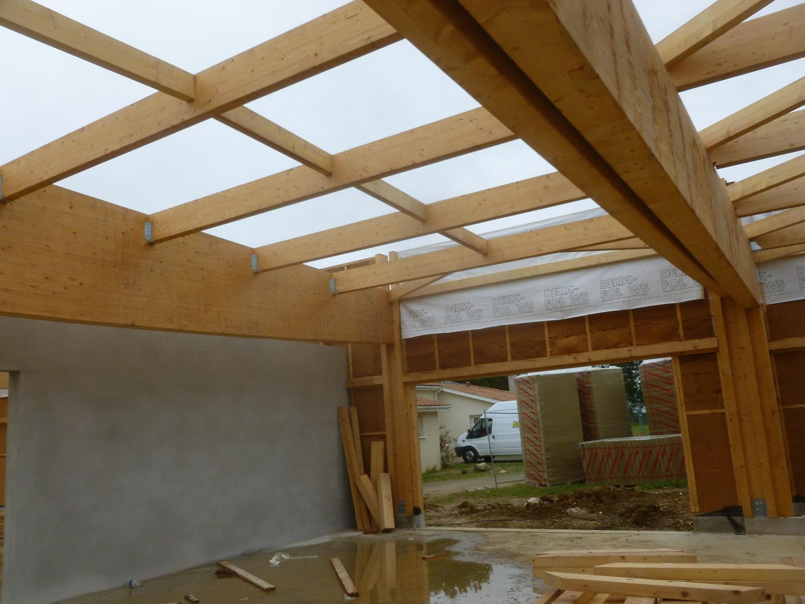 Travaux de charpente en bois