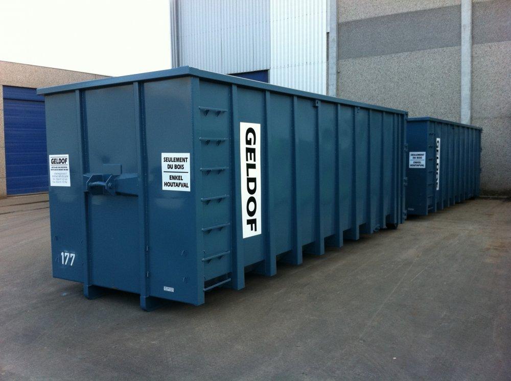 Conteneur dédié au stockage du bois