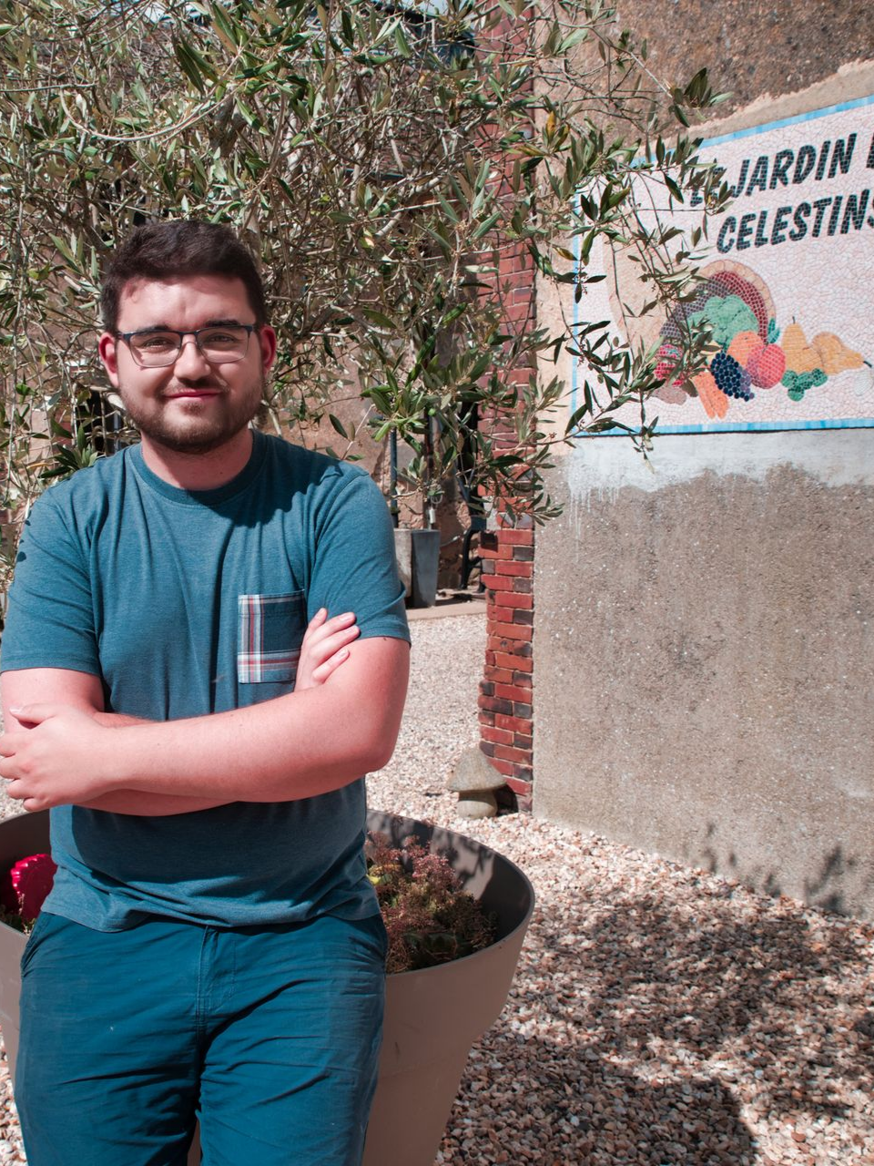 Le propriétaire du Jardin des Célestins.