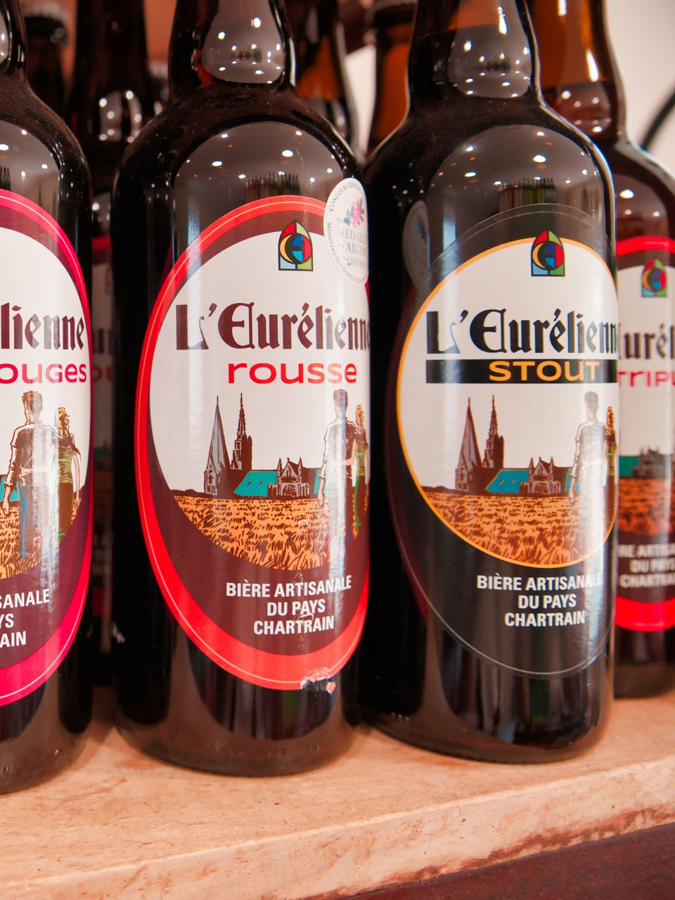 Bières artisanales L'Eurélienne.
