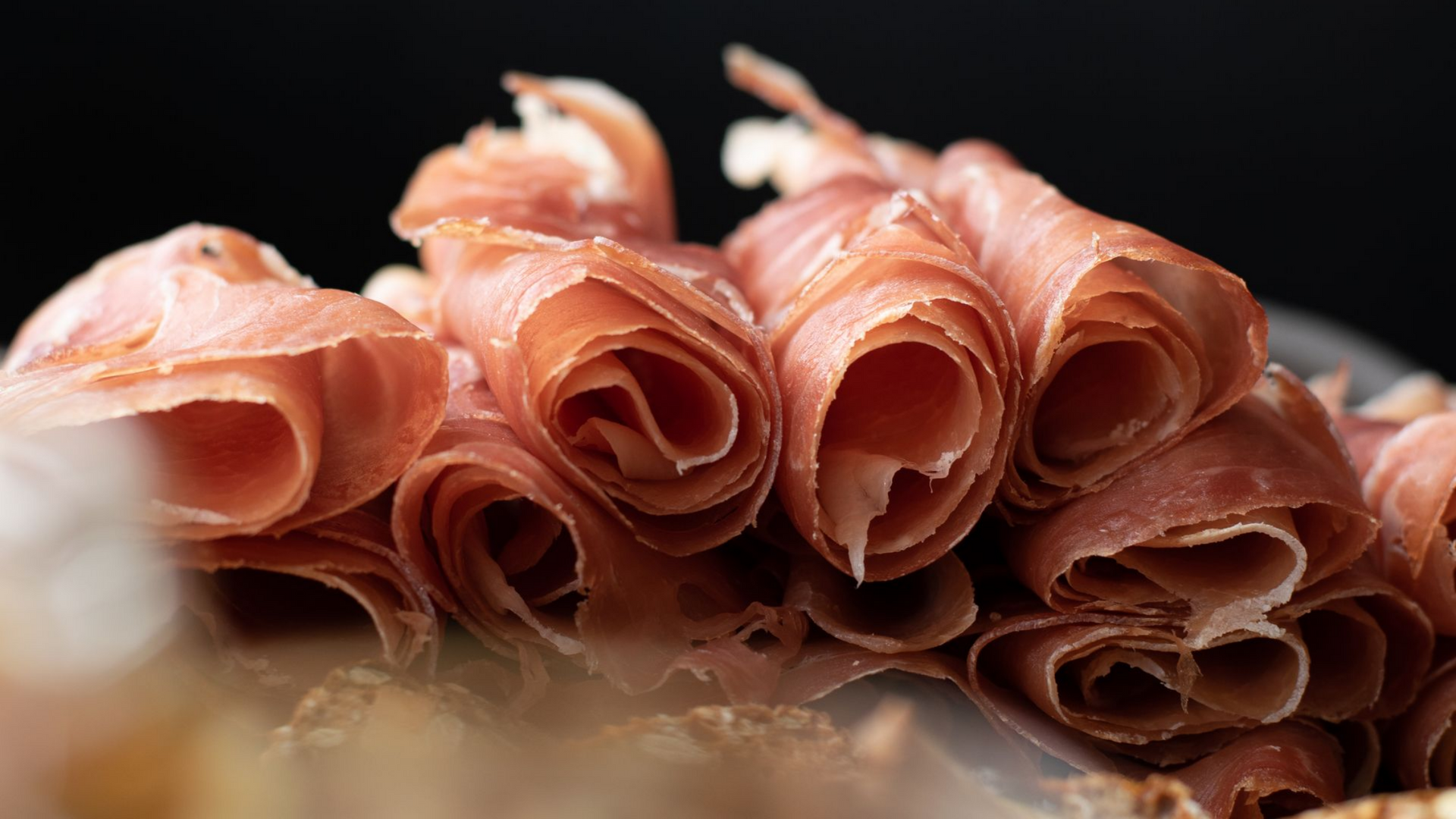 Rouleaux de jambon.