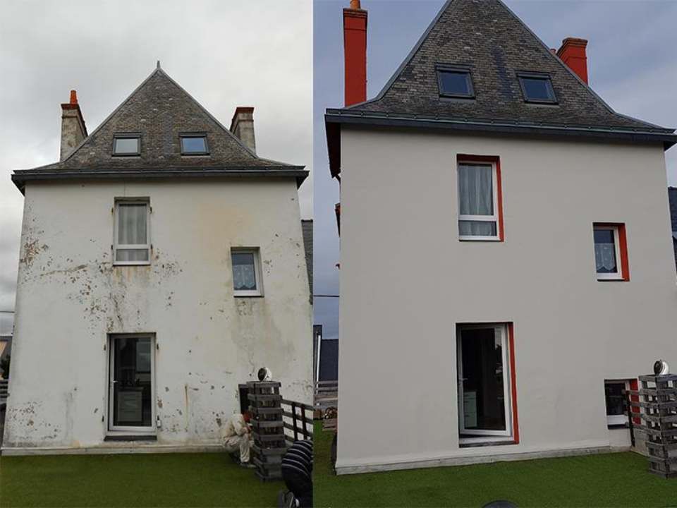 peinture simple maison