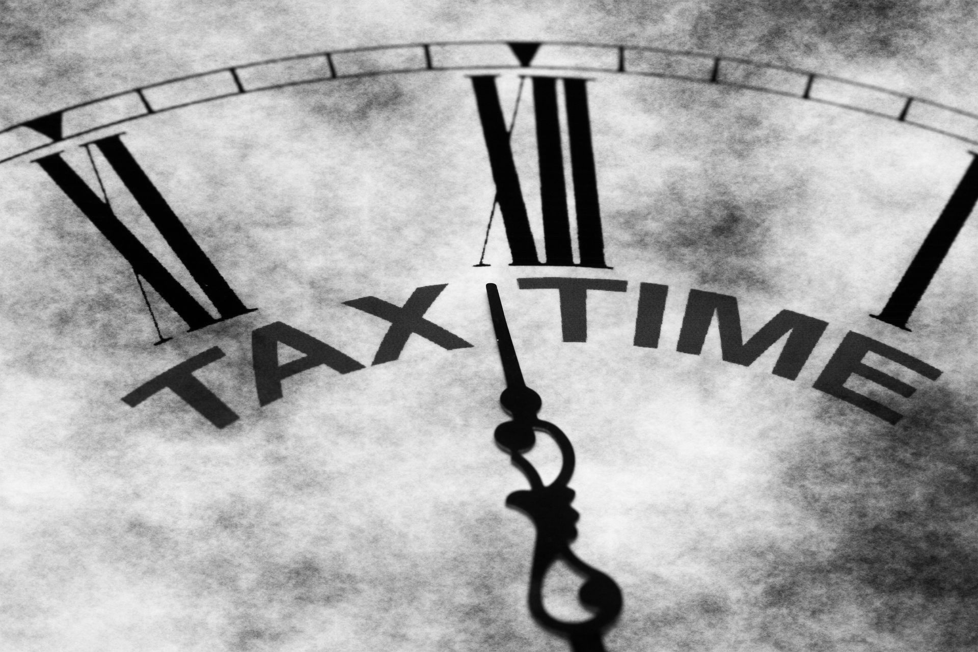 Horloge indiquant la Tax time