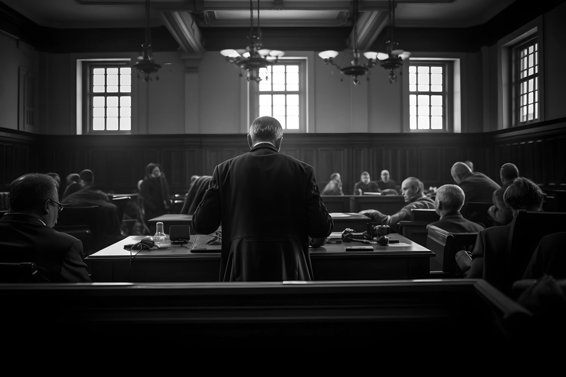 Juge dans un tribunal