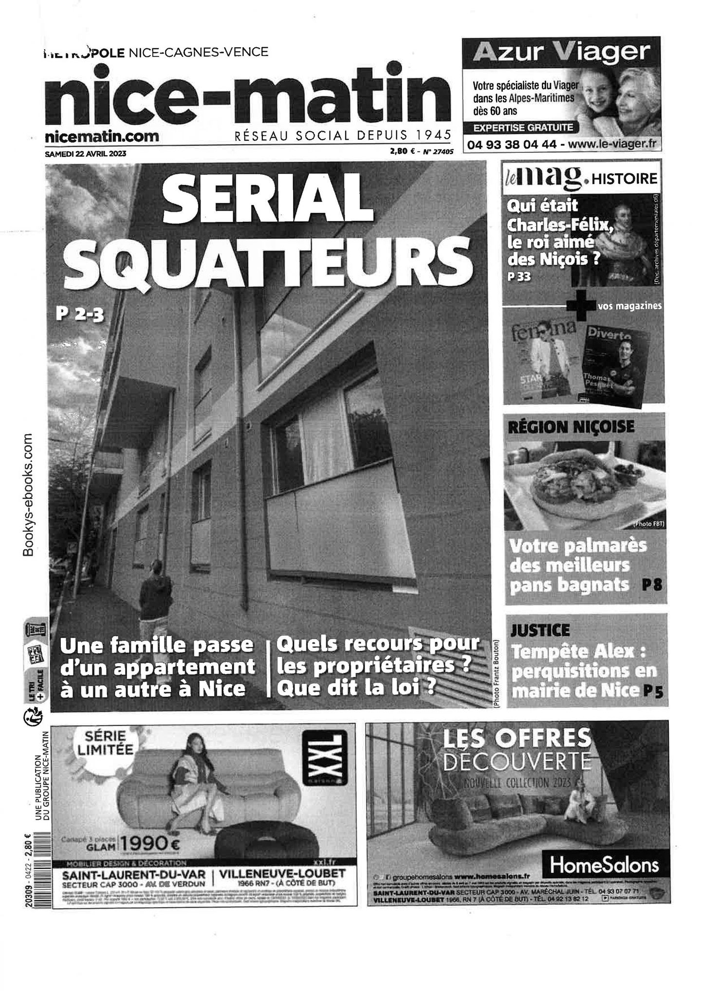 Article de journal sur des serial squatteurs