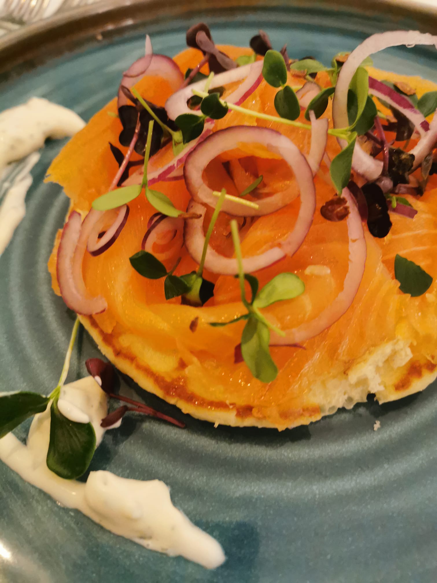 Plat à base de saumon