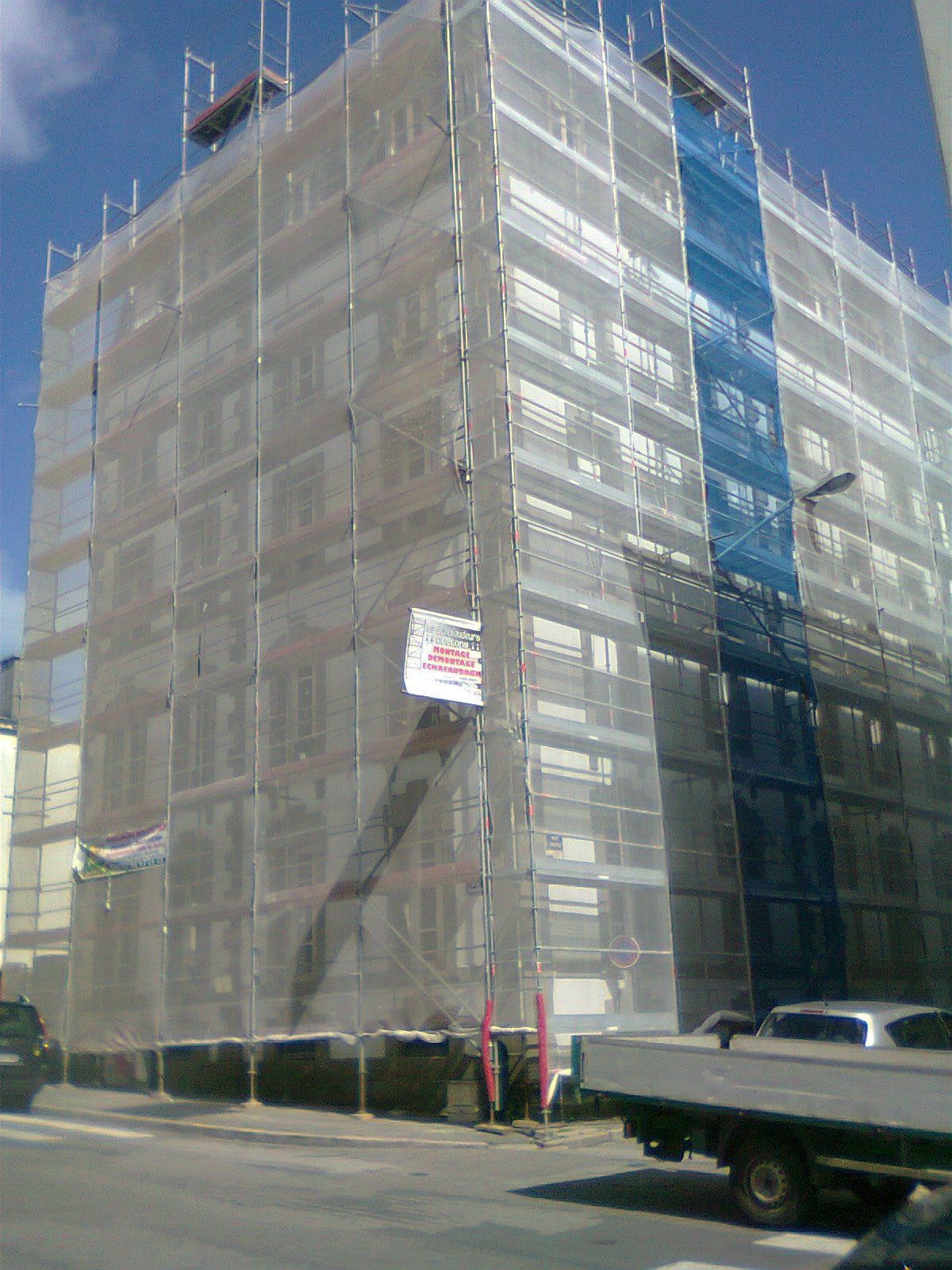 Montage d'échafaudage pour professionnel