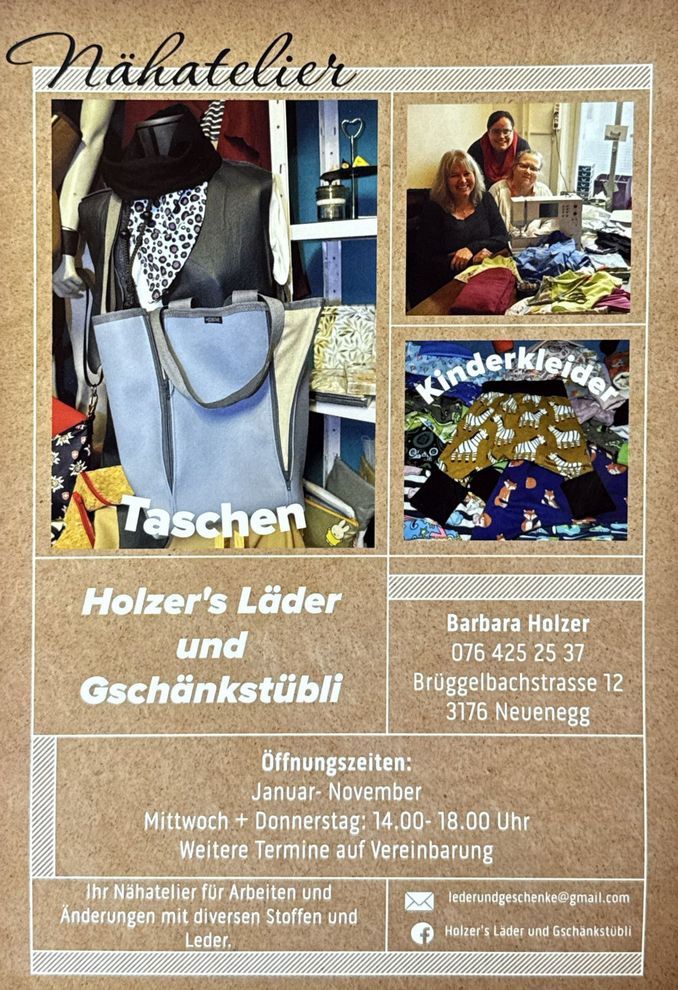 Accessoires - Holzers Läder & Gschänk Stübli