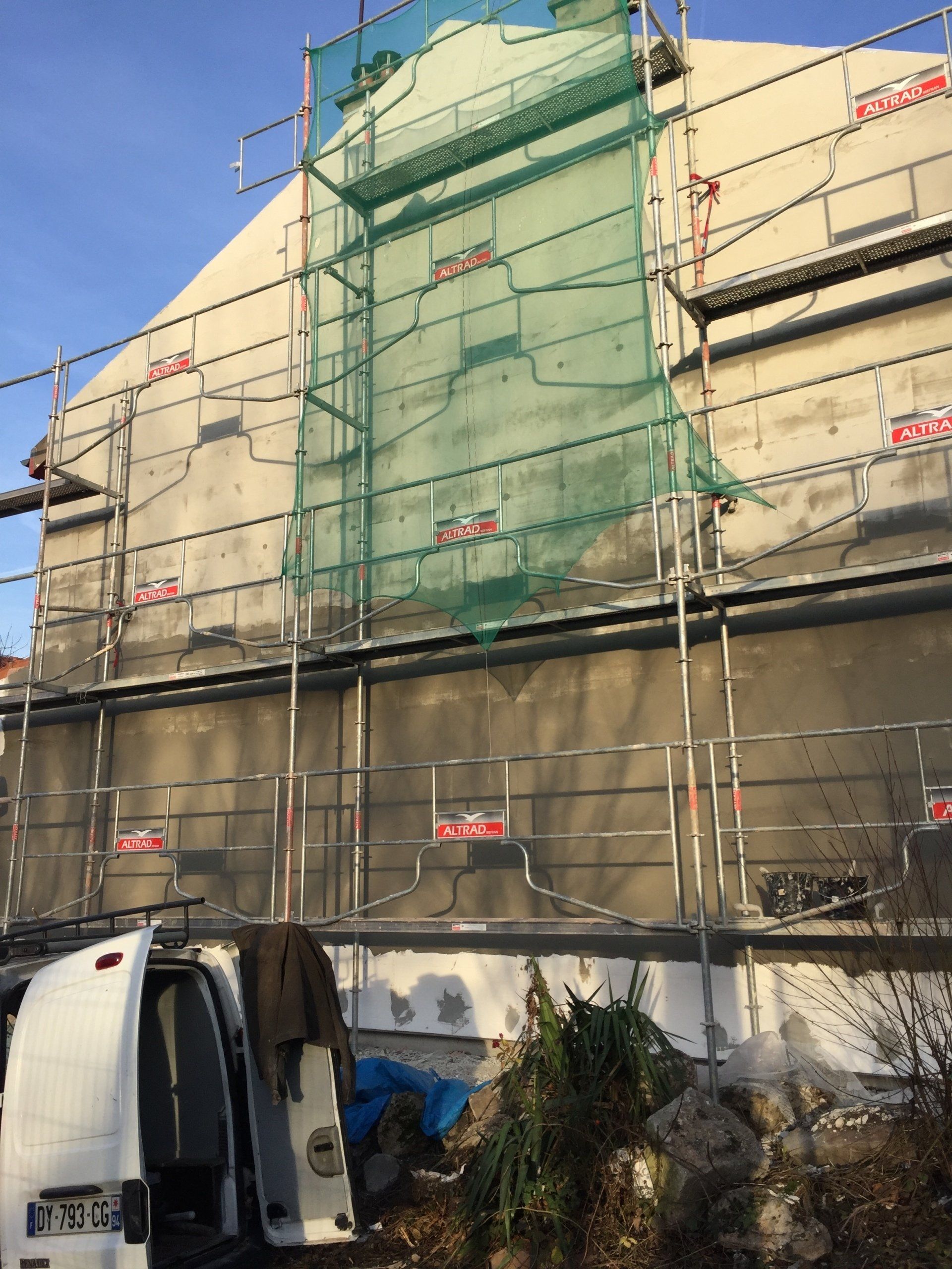 Traitement hydrofuge de façade