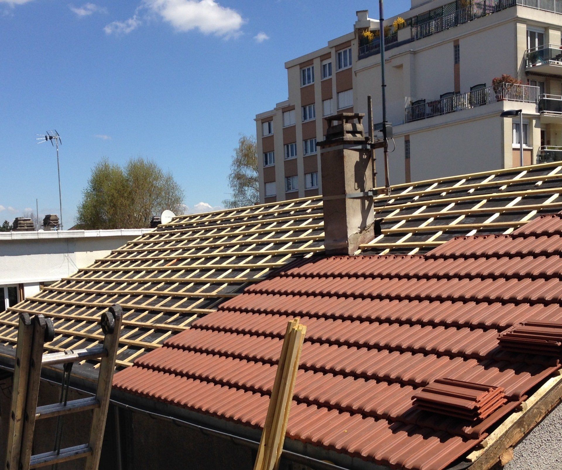 Remplacement de tuiles